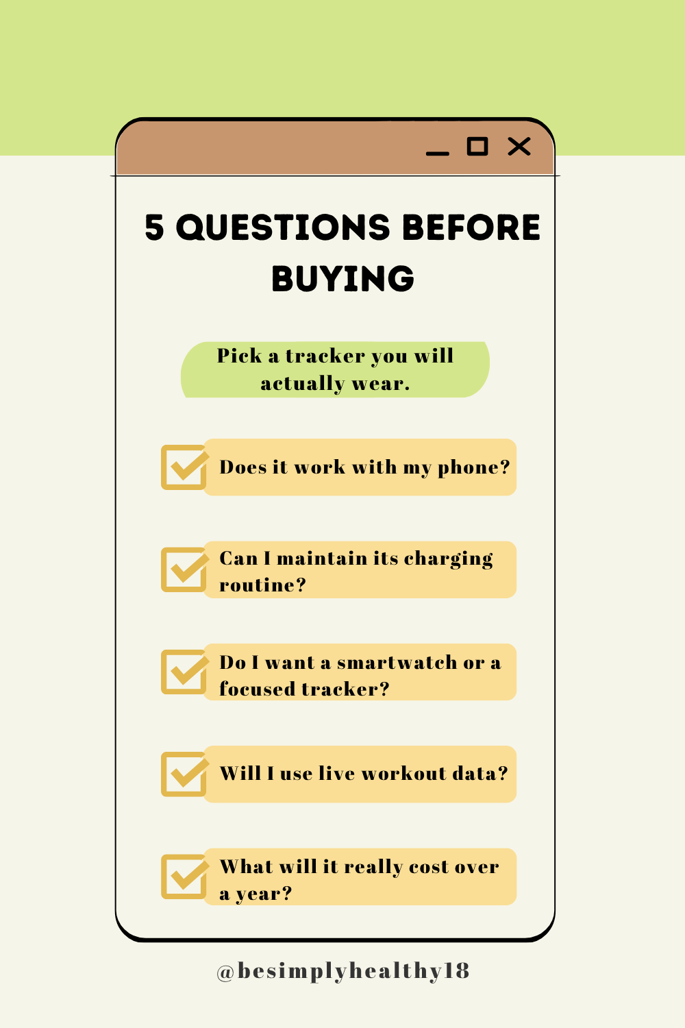 5 Questions Before Buying