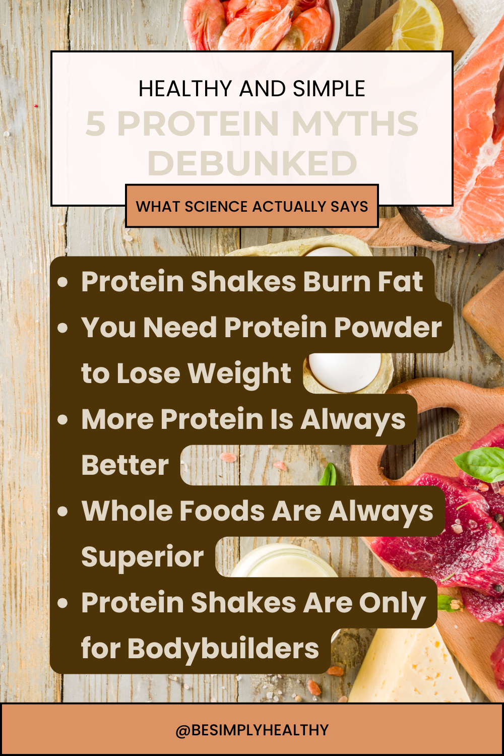 Protein Shake vs Whole Foods