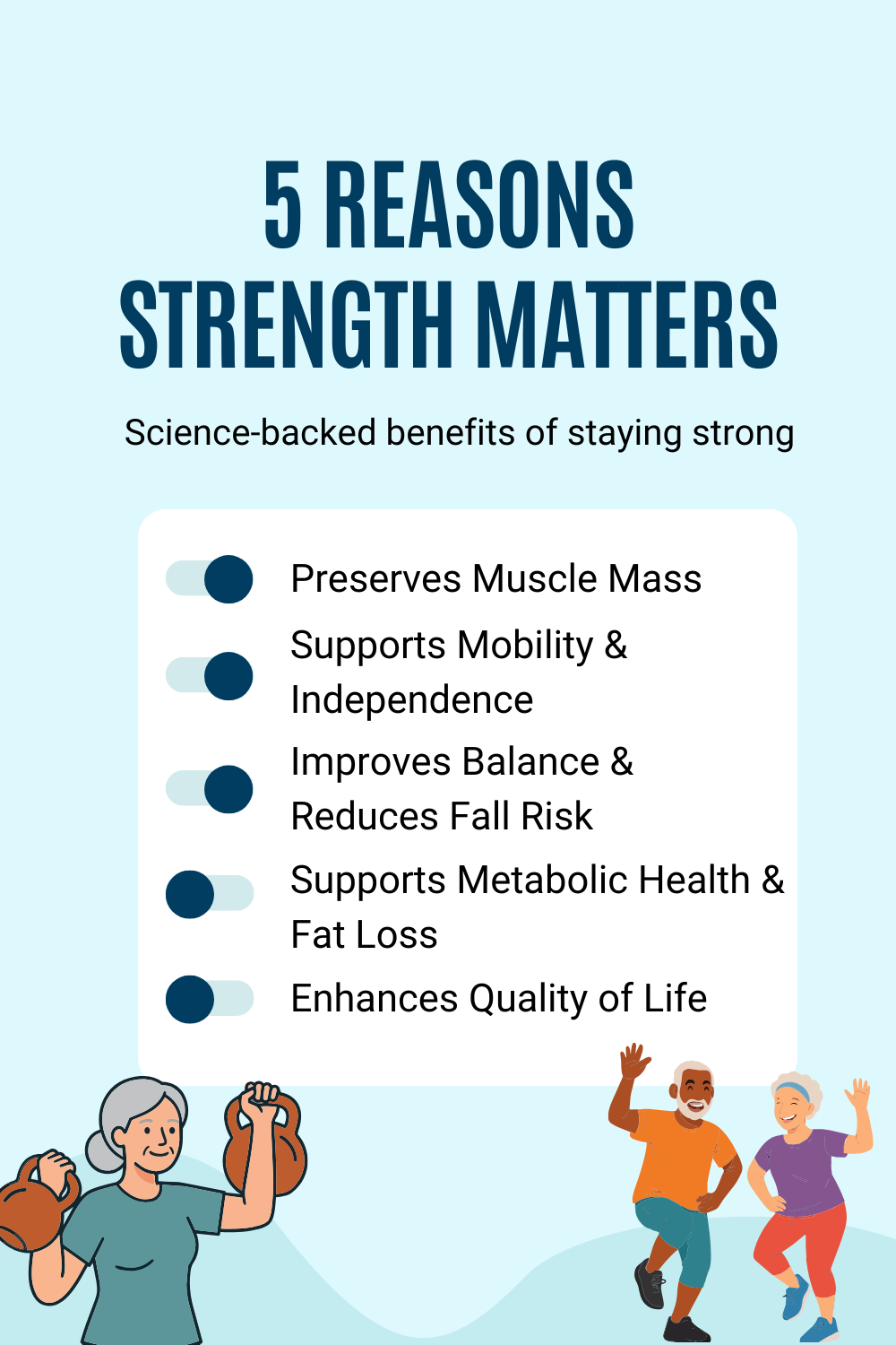Top benefits of strength training after 50